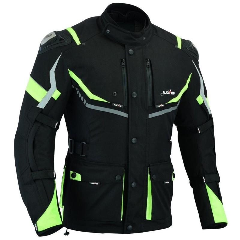 cazadora tricapa para moto, chaqueta LOVO para moto