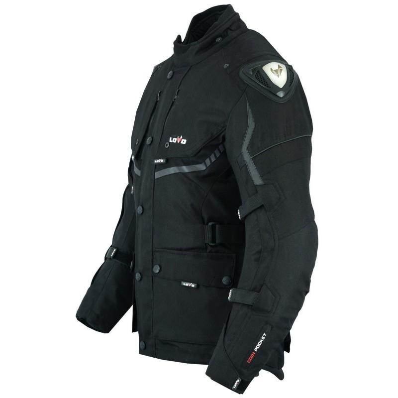 cazadora tricapa para moto, chaqueta LOVO para moto