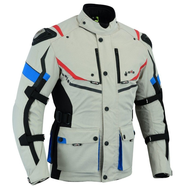 cazadora tricapa para moto, chaqueta LOVO para moto