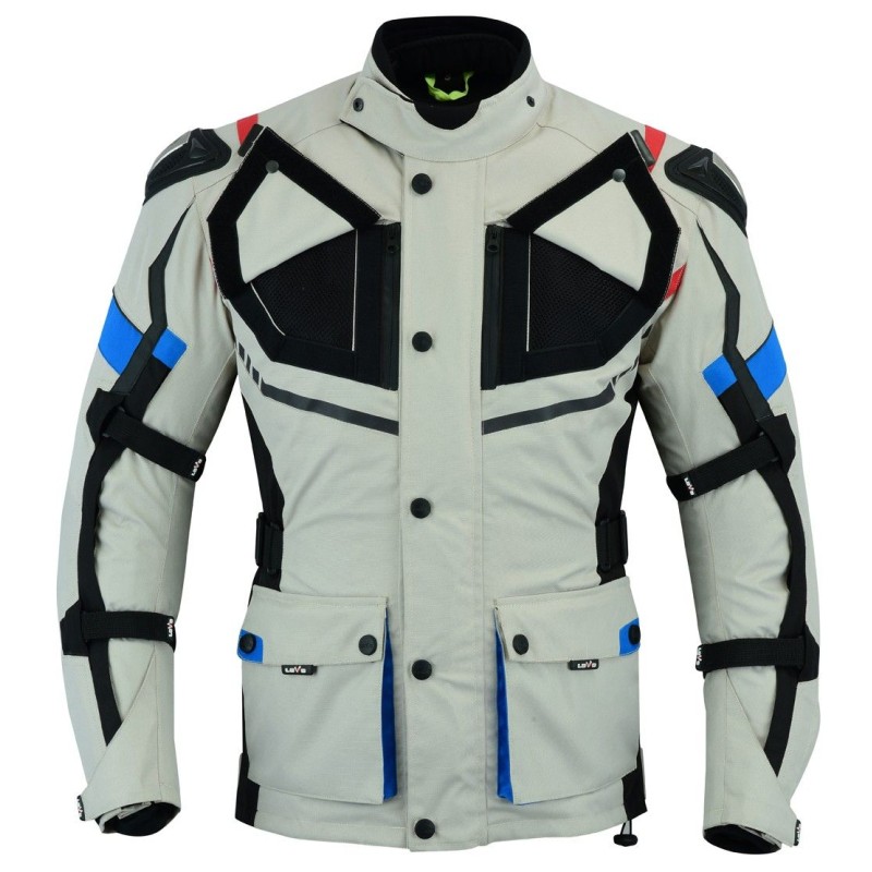 cazadora tricapa para moto, chaqueta LOVO para moto