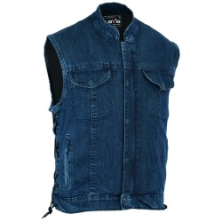 Motorcycle leather vest