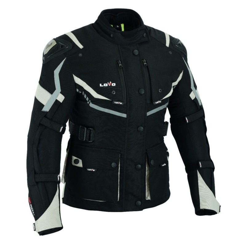 cazadora tricapa para moto, chaqueta LOVO para moto