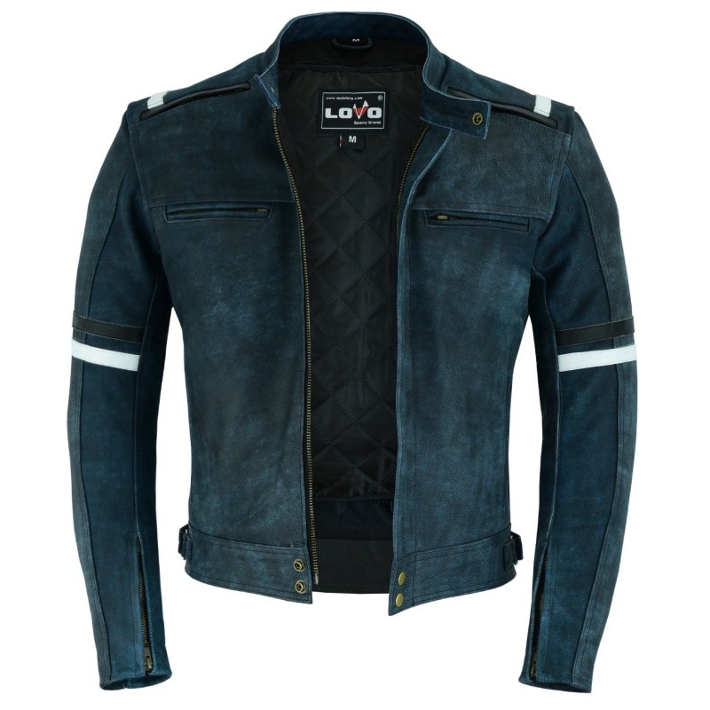 cazadora para moto, chaqueta LOVO para moto, chaqueta corta para moto