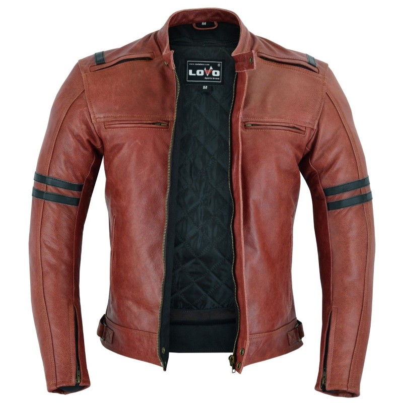 cazadora para moto, chaqueta LOVO para moto, chaqueta corta para moto