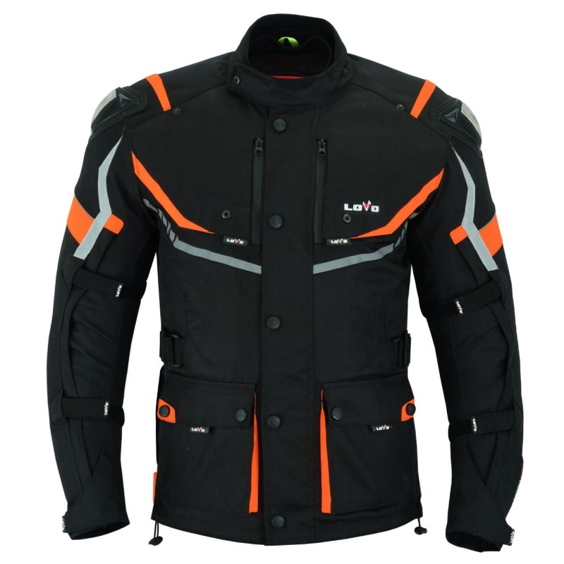 cazadora tricapa para moto, chaqueta LOVO para moto