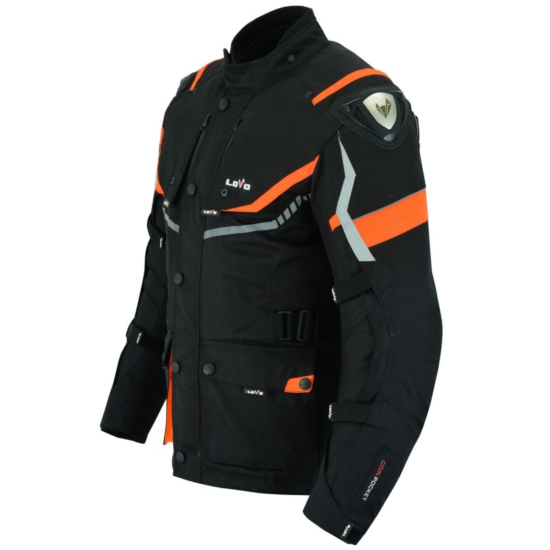 cazadora tricapa para moto, chaqueta LOVO para moto