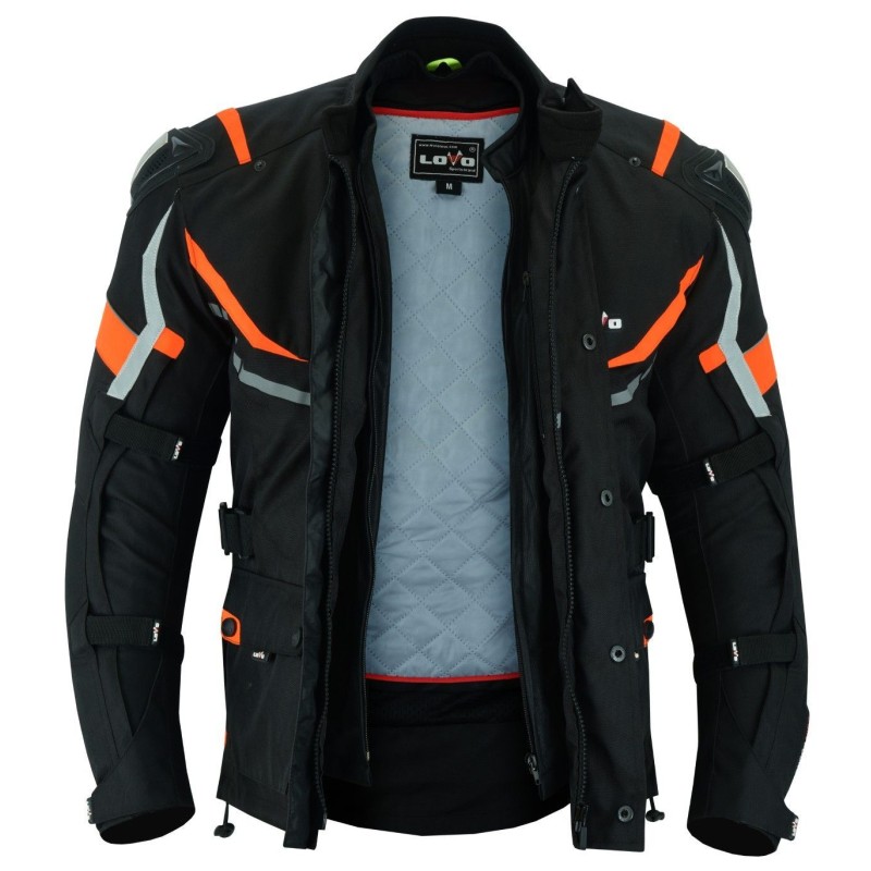 cazadora tricapa para moto, chaqueta LOVO para moto