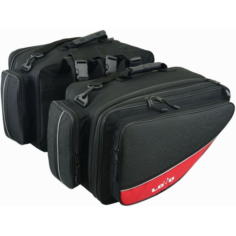 Alforjas Laterales para Moto (27x2 Litros) LV-501