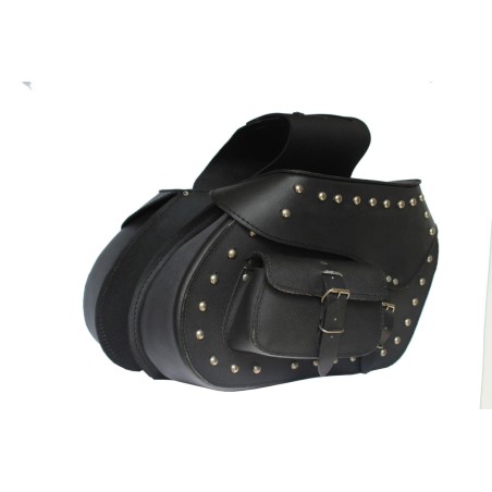 ALFORJES DE COURO PARA MOTO 22 X 2 LITROS