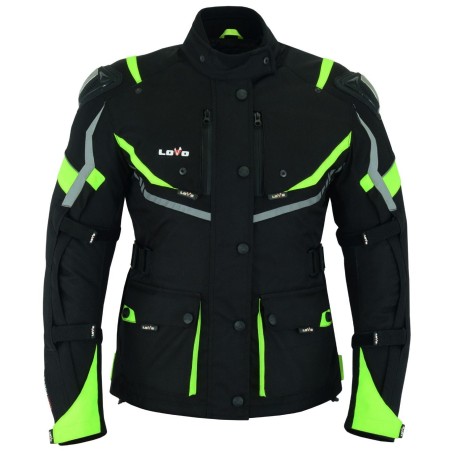 cazadora tricapa para moto, chaqueta LOVO para moto