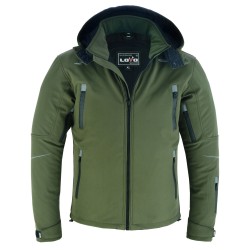 Motorrad-Sportjacke, Motorrad kurze Jacke, Motorradjacke LOVO softshell