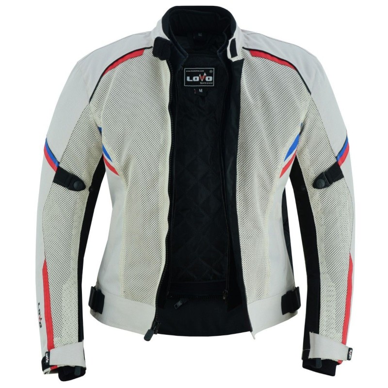 cazadora de verano de mujer para moto, chaqueta LOVO para moto