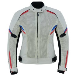 cazadora de verano de mujer para moto, chaqueta LOVO para moto