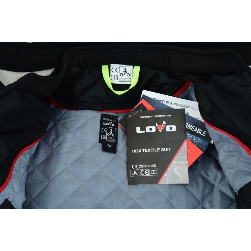 cazadora tricapa para moto, chaqueta LOVO para moto