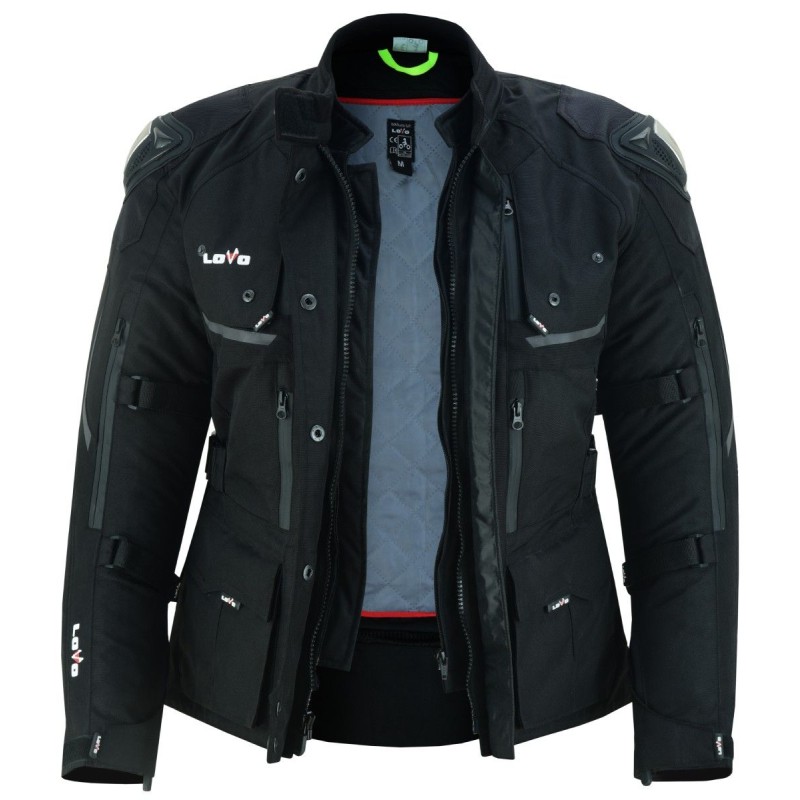 cazadora tricapa para moto, chaqueta LOVO para moto