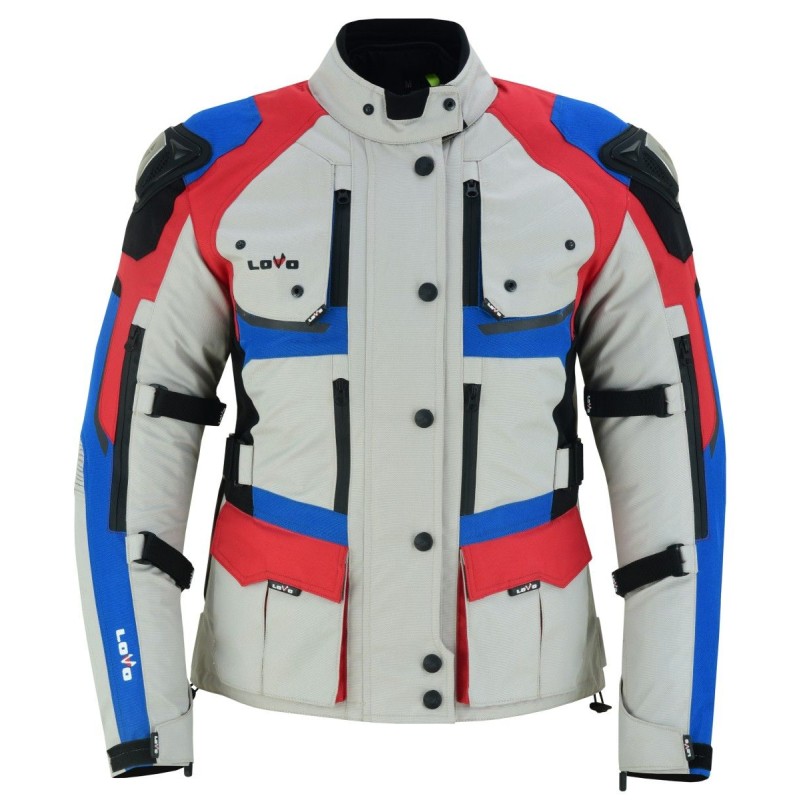 cazadora tricapa para moto, chaqueta LOVO para moto