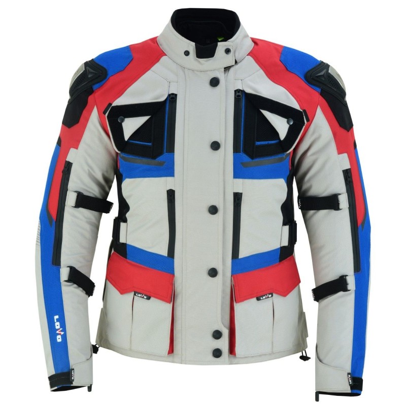 cazadora tricapa para moto, chaqueta LOVO para moto