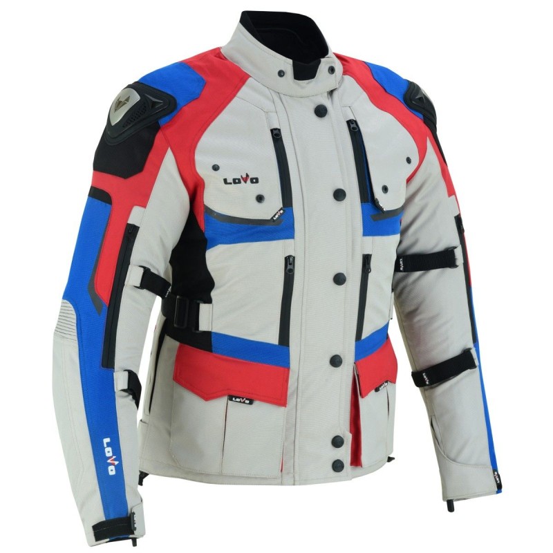 cazadora tricapa para moto, chaqueta LOVO para moto