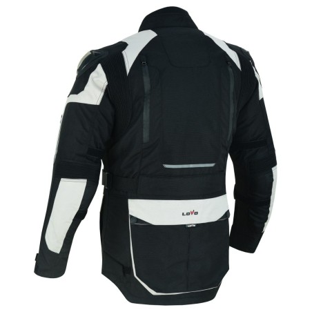 Giacca premium da moto 3/4 con tre strati per tutte le stagioni (uomo).
