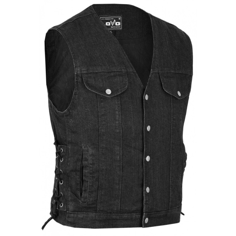 Motorcycle leather vest