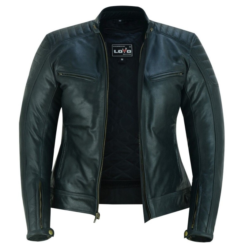 cazadora para moto, chaqueta LOVO para moto, chaqueta corta para moto