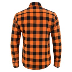 Motorbike Plaid Shirt with Reinforced Protection | LOVO