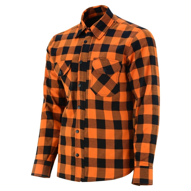 Camisa de Moto Xadrez com Proteção Reforçada | LOVO