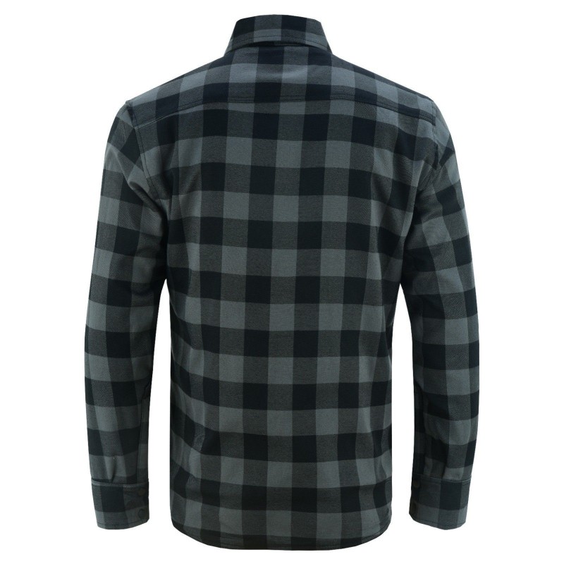 Camisa de Moto Xadrez com Proteção Reforçada | LOVO