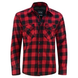 Camisa de Moto Xadrez com Proteção Reforçada | LOVO