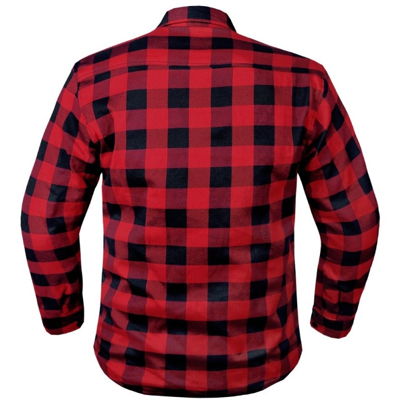 Motorbike Plaid Shirt with Reinforced Protection | LOVO
