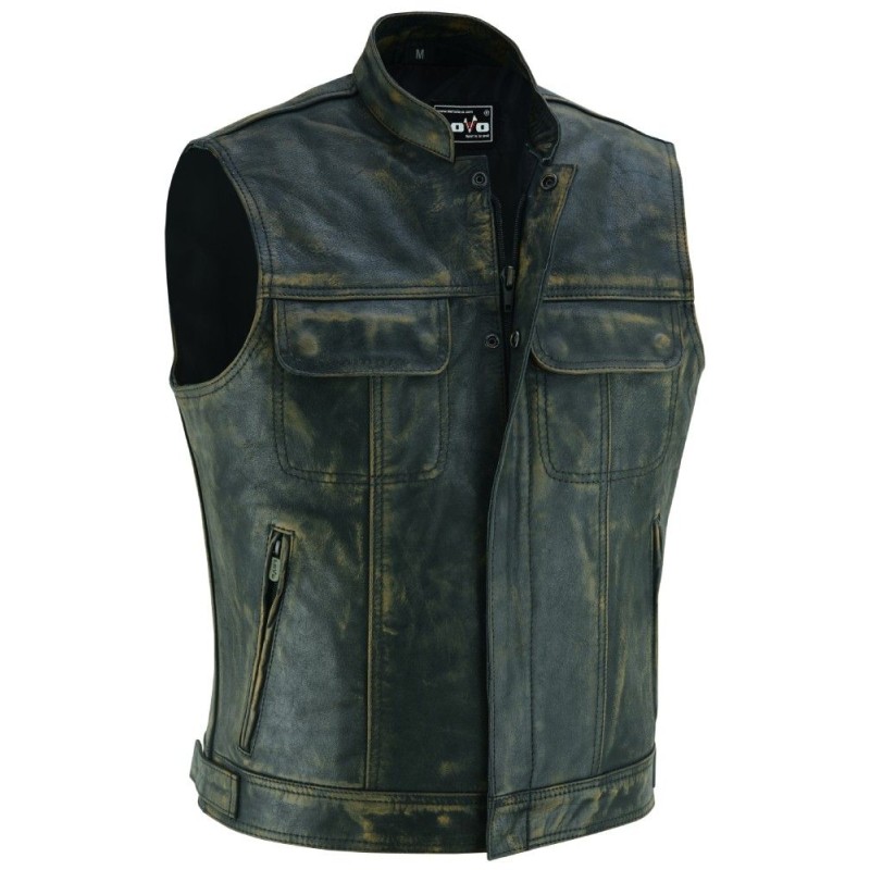 Chalecos de cuero para moto