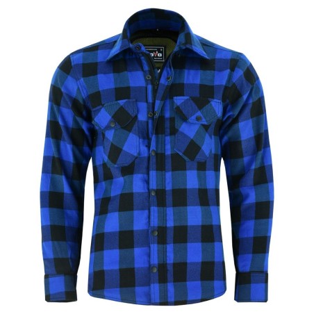 Chemise de Moto à Carreaux avec Protection Renforcée | LOVO
