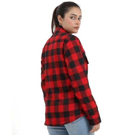 Camicia da Moto a Quadri con Protezioni Rinforzate | LOVO