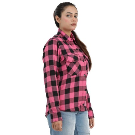 Camisa de Moto a Cuadros con Protección Reforzada | LOVO