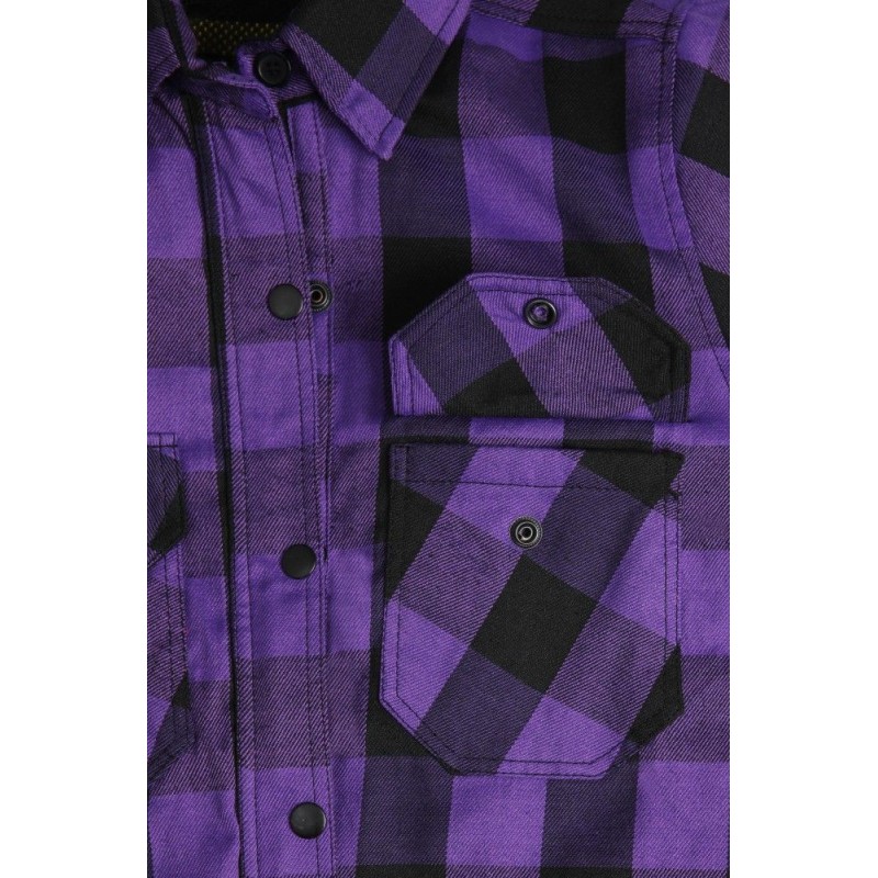 Camisa de Moto Xadrez com Proteção Reforçada | LOVO