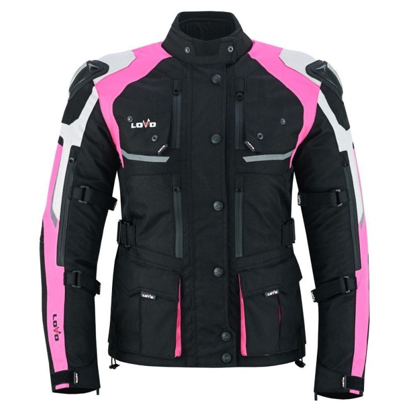 cazadora tricapa para moto, chaqueta LOVO para moto