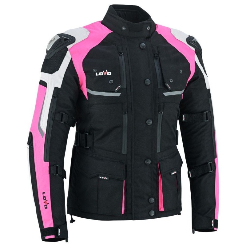 cazadora tricapa para moto, chaqueta LOVO para moto