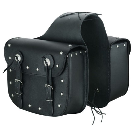 SACOCHES EN CUIR DE MOTO 14 X 2 LITRES