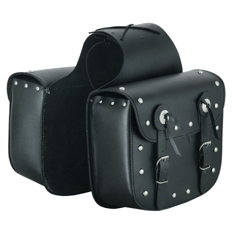 ALFORJES DE COURO PARA MOTO 14 X 2 LITROS