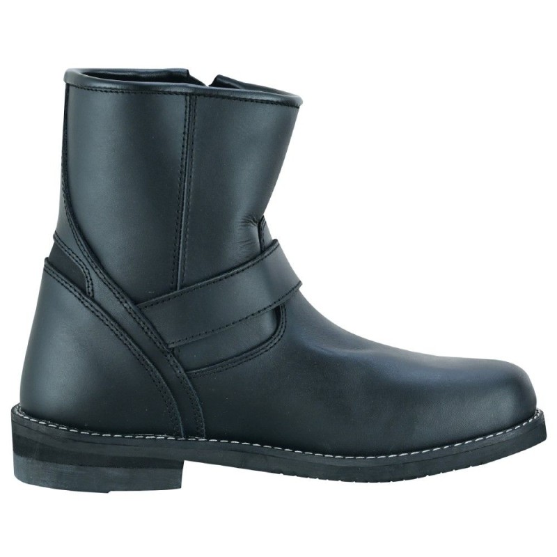 Botas de moto custom, botas de couro da motocicleta, botas choppers