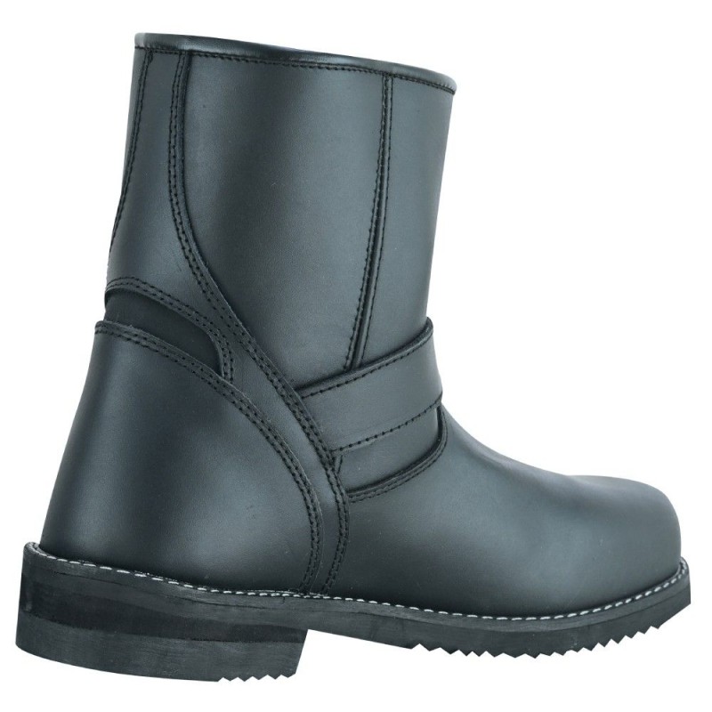Botas de moto custom, botas de couro da motocicleta, botas choppers