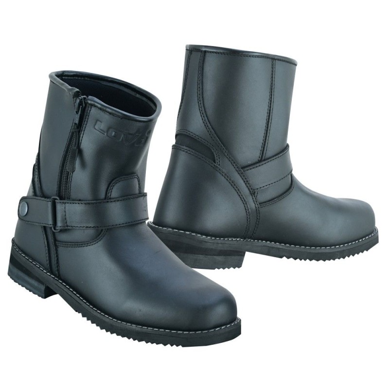 Botas de moto custom, botas de couro da motocicleta, botas choppers