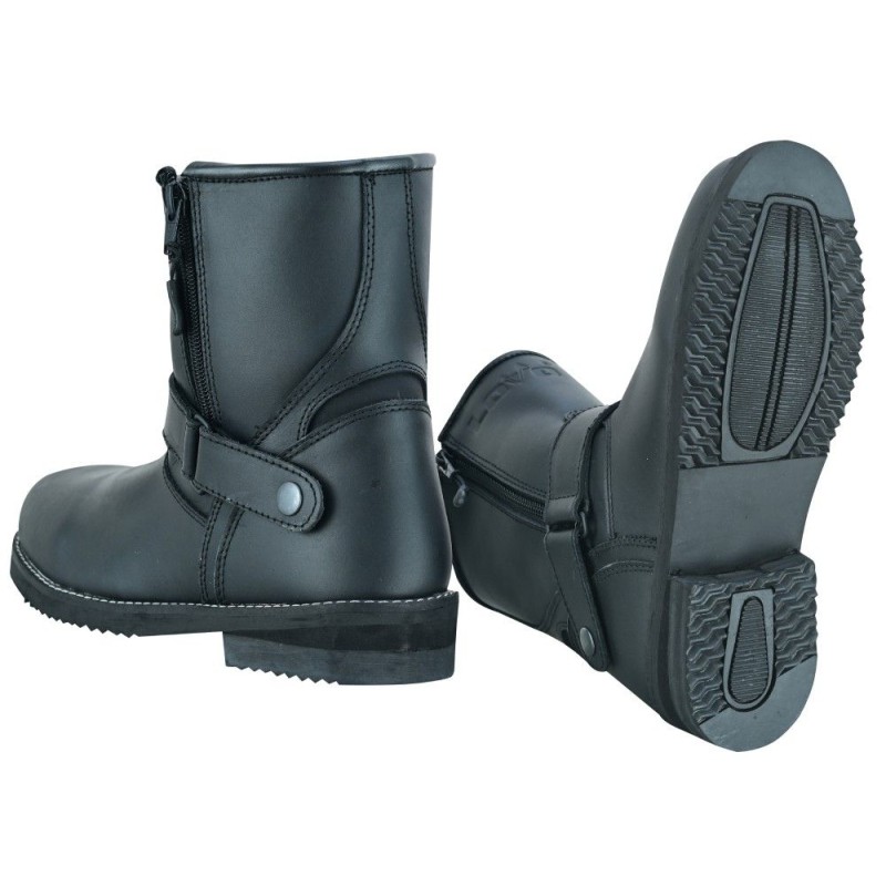 Botas de moto custom, botas de couro da motocicleta, botas choppers