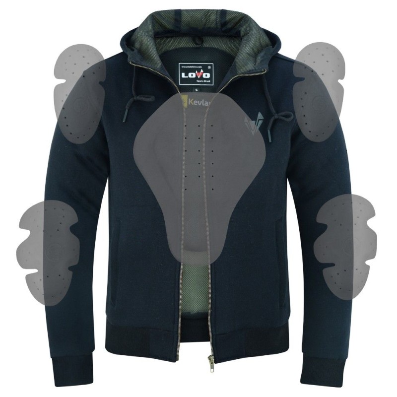 Hoodie de Moto Armadurado (Unissex) | LOVO