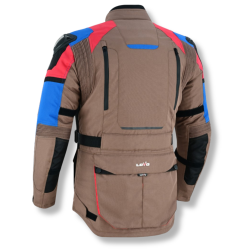 Hochwertige Allwetter-Dreischicht-3/4-Motorradjacke (für Herren)