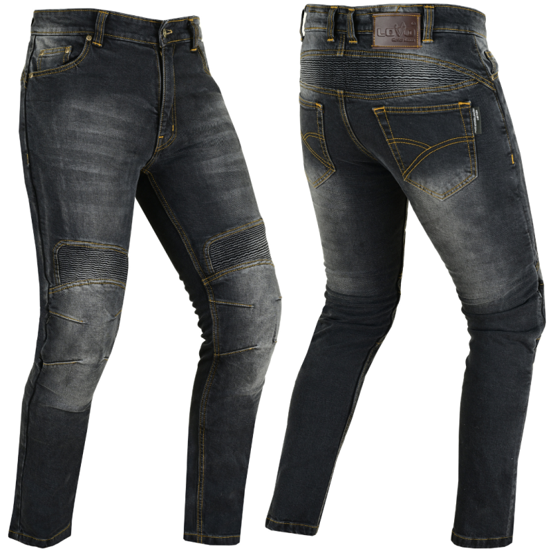 Jean moto élastique ajusté | Pantalon de moto
