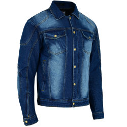 Elastische enge Motorrad-Jeansjacke | Motorradjacke