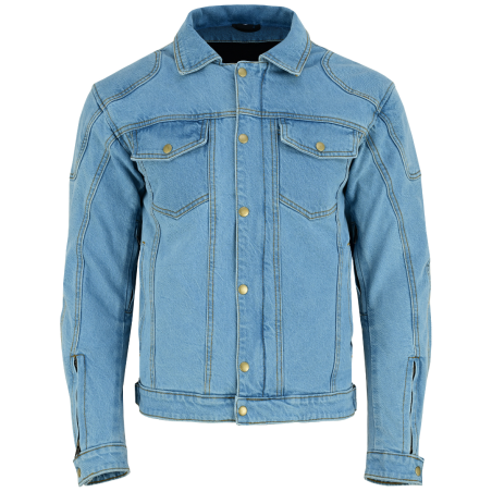 Giacca in jeans elasticizzata aderente per moto | Giacca da moto