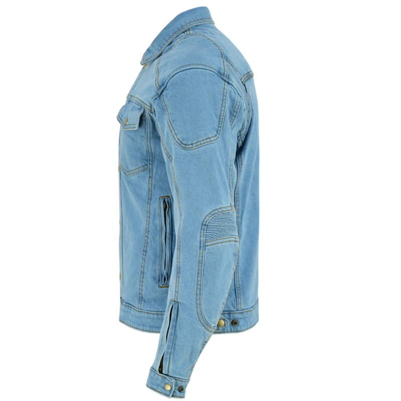 Chaqueta vaquera elástica ajustada para moto | Cazadora de moto