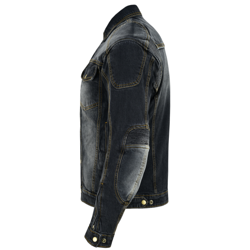 Veste moto en jean élastique ajustée | Blouson de moto